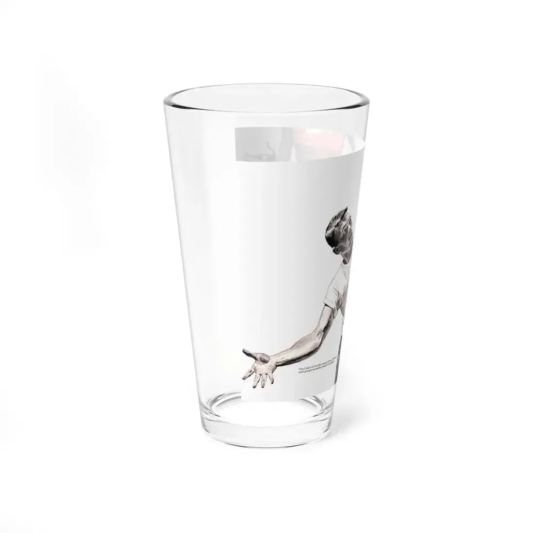 Romeo and the Arsenic Fiend, Women's Day, October 1955 (Magazine Illustration) Pint Glass 16oz - Go Mug Yourself