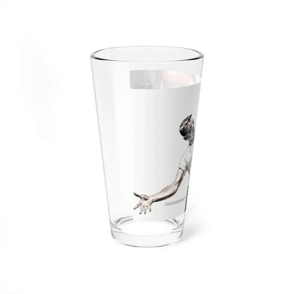 Romeo and the Arsenic Fiend, Women's Day, October 1955 (Magazine Illustration) Pint Glass 16oz - Go Mug Yourself