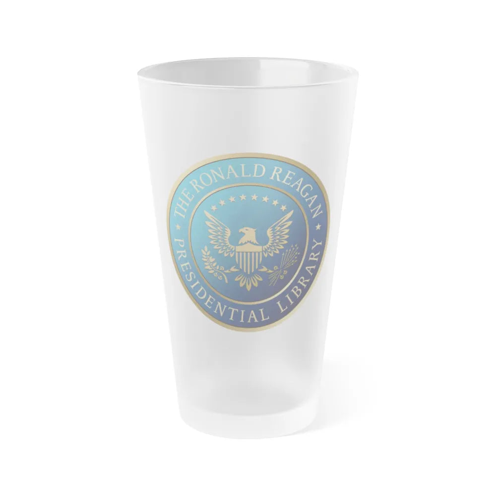 Ronald Reagan Presidential Library - Frosted Pint Glass 16oz-16oz-Frosted-Go Mug Yourself