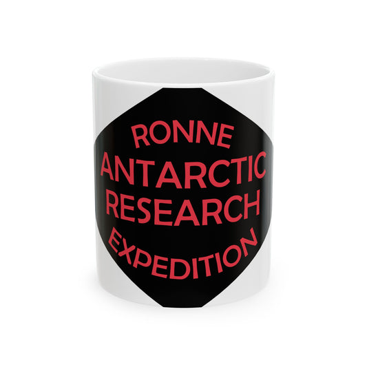 Ronne Antartic Research Expedition Flag (United States) White Coffee Mug-11oz-Go Mug Yourself