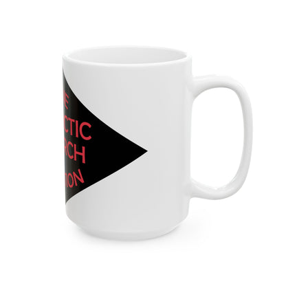 Ronne Antartic Research Expedition Flag (United States) White Coffee Mug-Go Mug Yourself