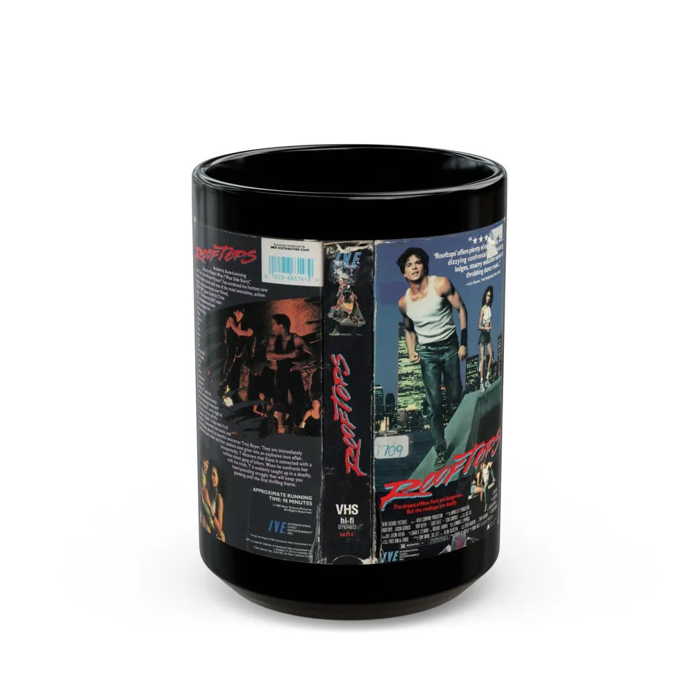 ROOFTOPS (VHS COVER) - Black Coffee Mug-15oz-Go Mug Yourself