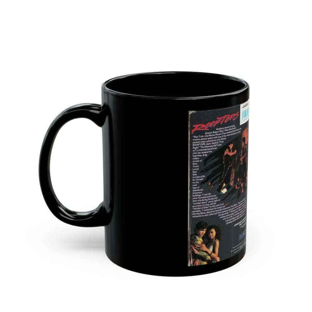 ROOFTOPS (VHS COVER) - Black Coffee Mug-Go Mug Yourself