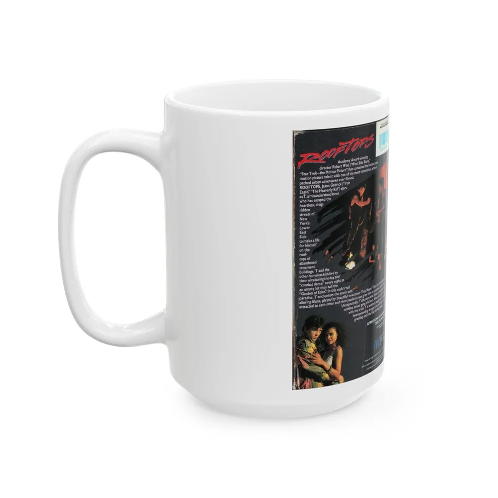 ROOFTOPS (VHS COVER) - White Coffee Mug-Go Mug Yourself