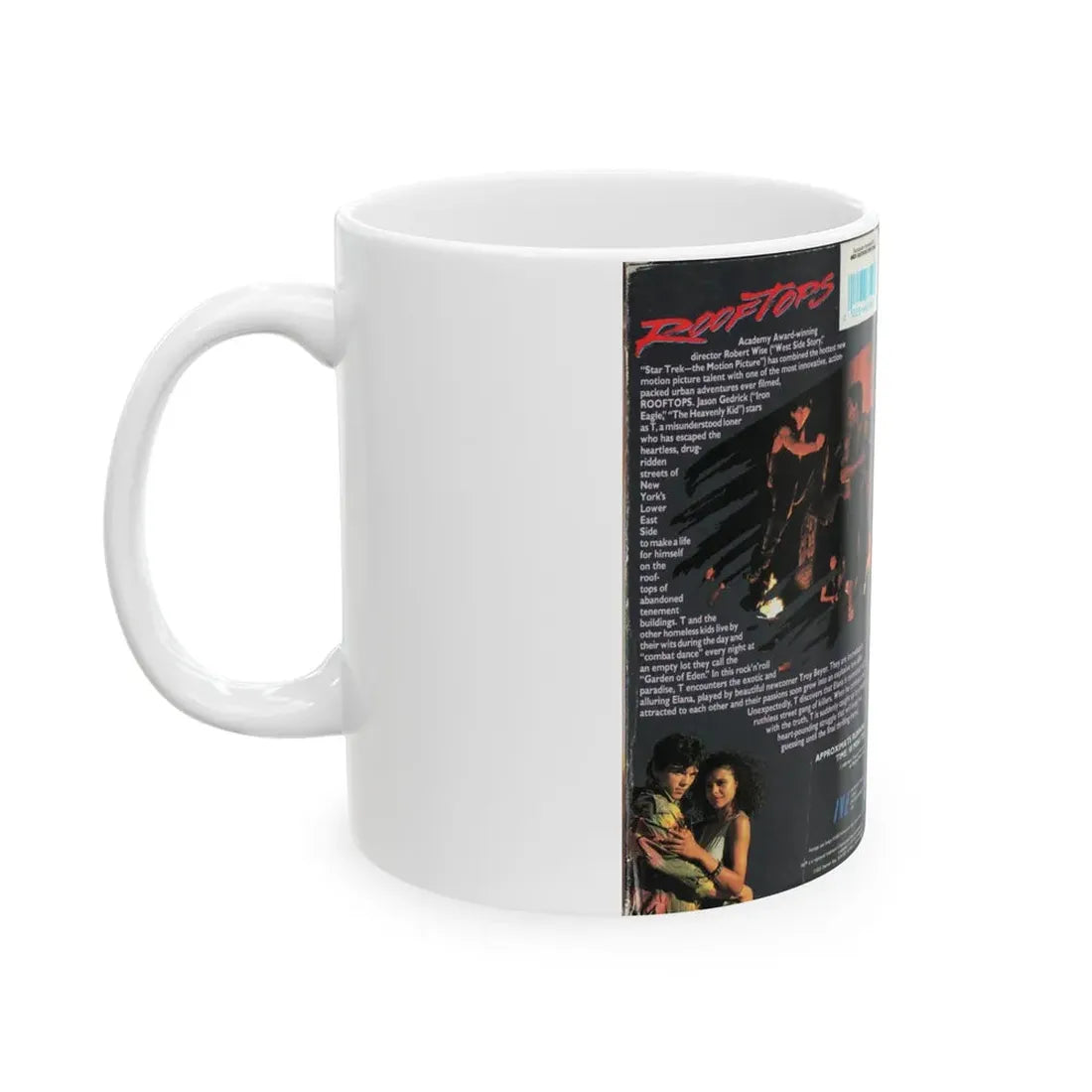 ROOFTOPS (VHS COVER) - White Coffee Mug - Go Mug Yourself