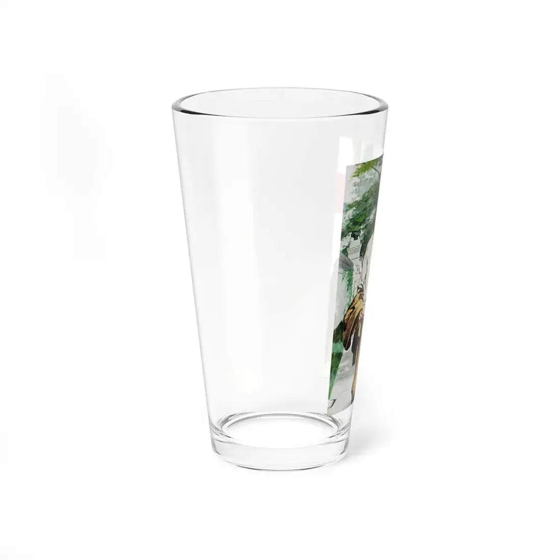 Room for a Stranger, Good Housekeeping, November 1947 (Magazine Illustration) Pint Glass 16oz - Go Mug Yourself