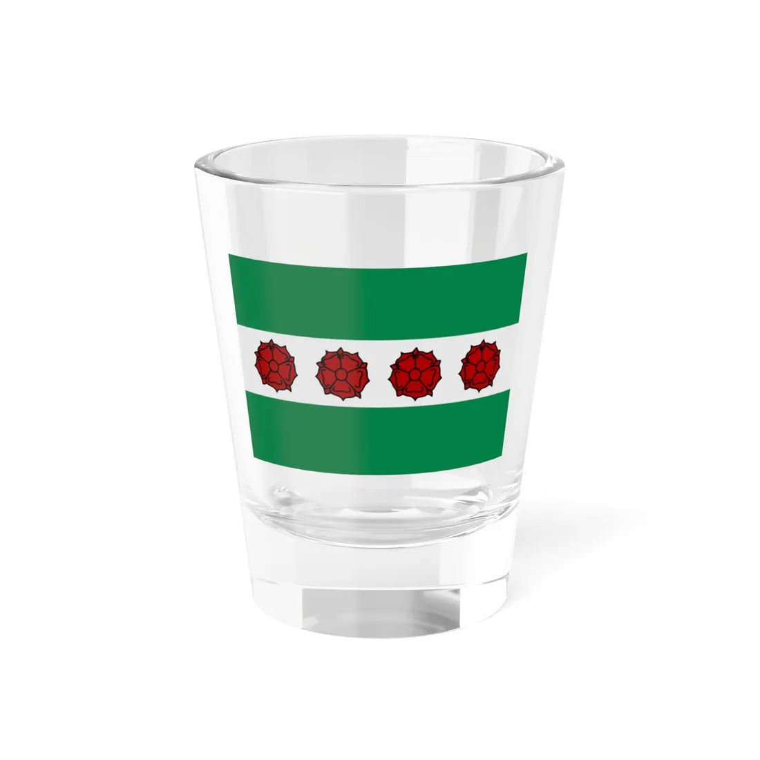 Roosdaal vlag (Belgium) Shot Glass 1.5oz 1.5oz - Go Mug Yourself