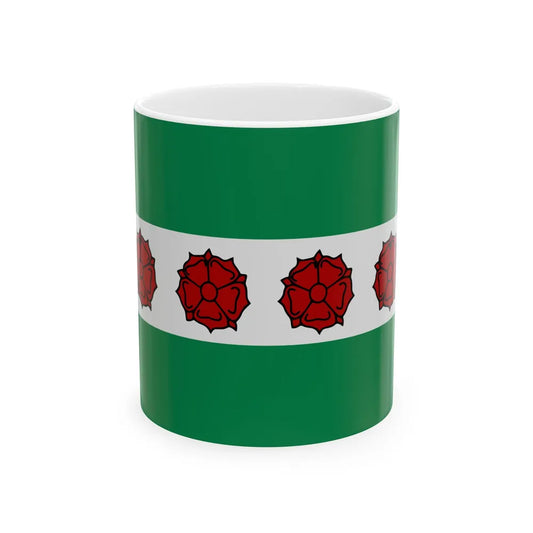 Roosdaal vlag (Belgium) White Coffee Mug 11oz - Go Mug Yourself