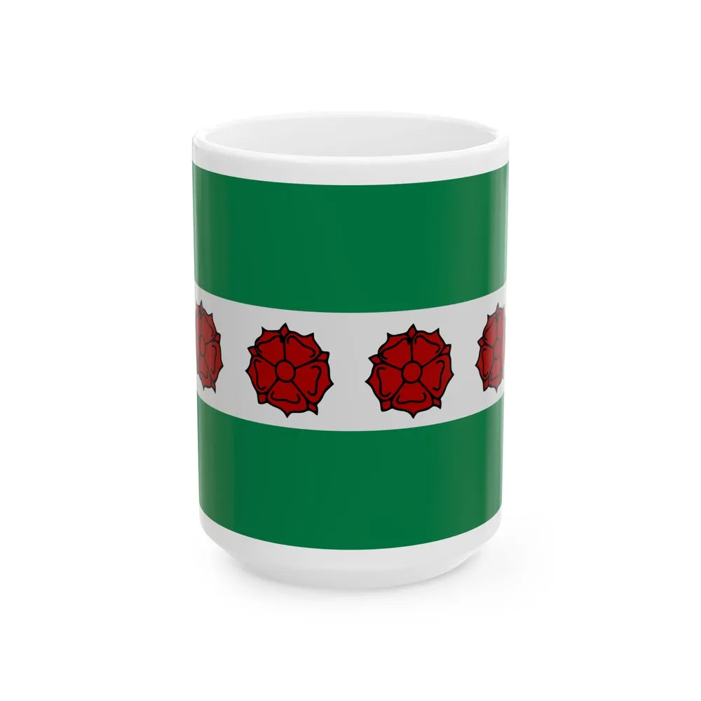 Roosdaal vlag (Belgium) White Coffee Mug 15oz - Go Mug Yourself