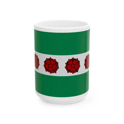 Roosdaal vlag (Belgium) White Coffee Mug 15oz - Go Mug Yourself