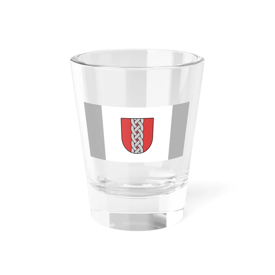 Ropažu novada karogs (Latvia) Shot Glass 1.5oz 1.5oz - Go Mug Yourself
