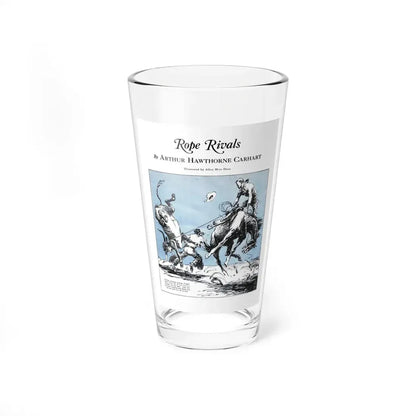 Rope Rivals (1), Bluebook, April 1931 (Magazine Illustration) Pint Glass 16oz 16oz - Go Mug Yourself