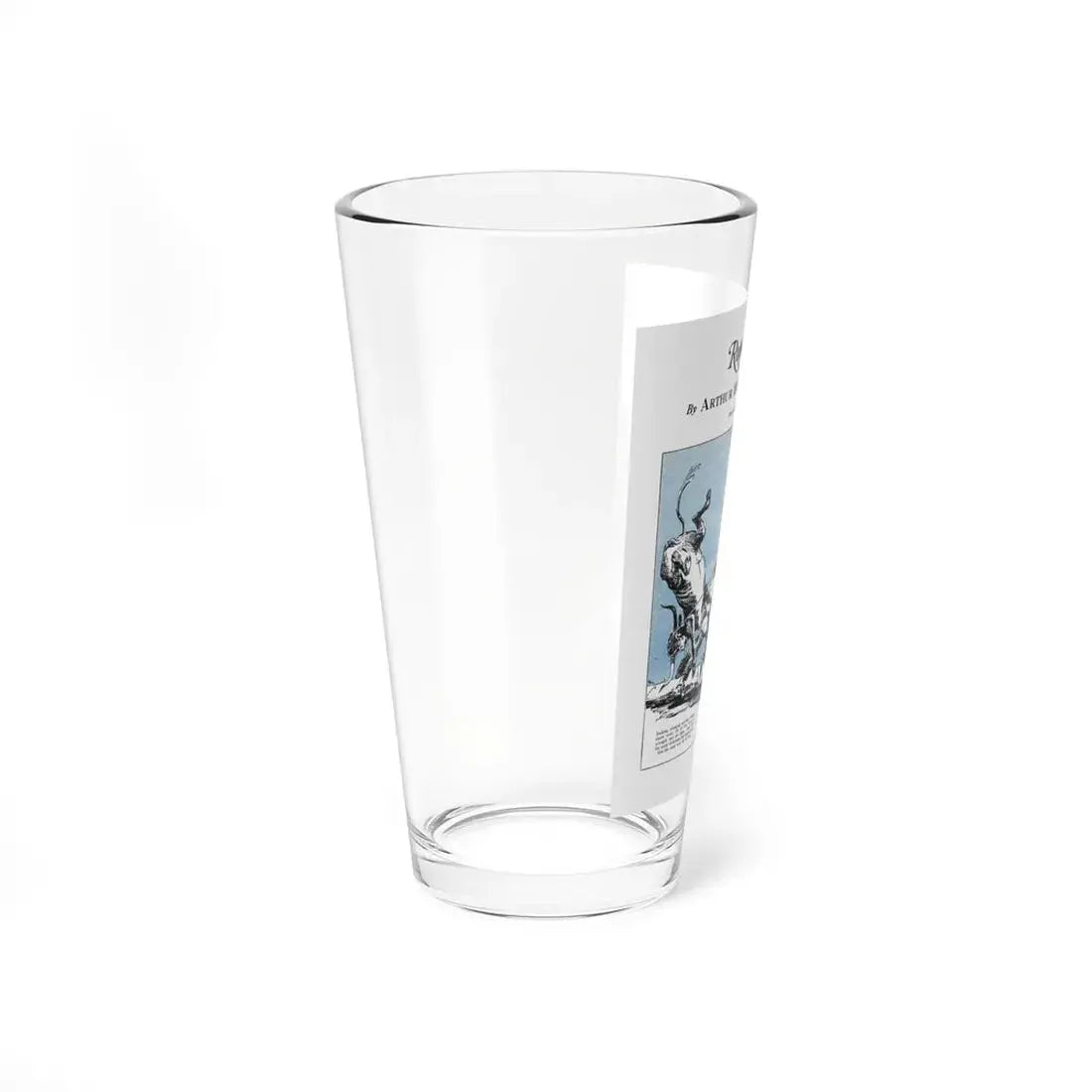 Rope Rivals (1), Bluebook, April 1931 (Magazine Illustration) Pint Glass 16oz - Go Mug Yourself