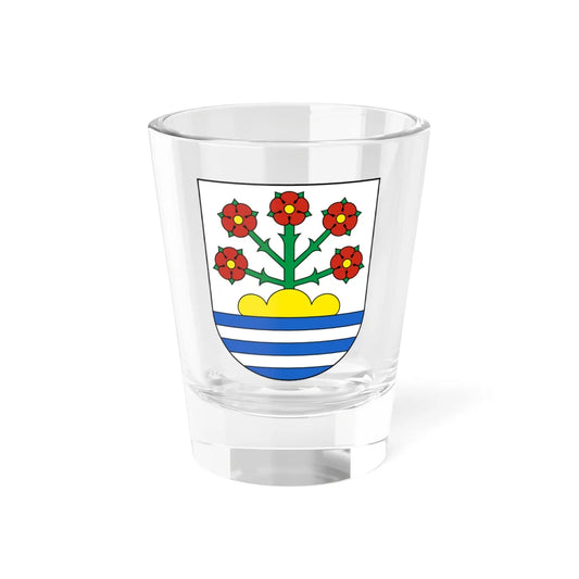 Rorschacherberg-blazon (Switzerland) (Coat of Arms) Shot Glass 1.5oz 1.5oz - Go Mug Yourself