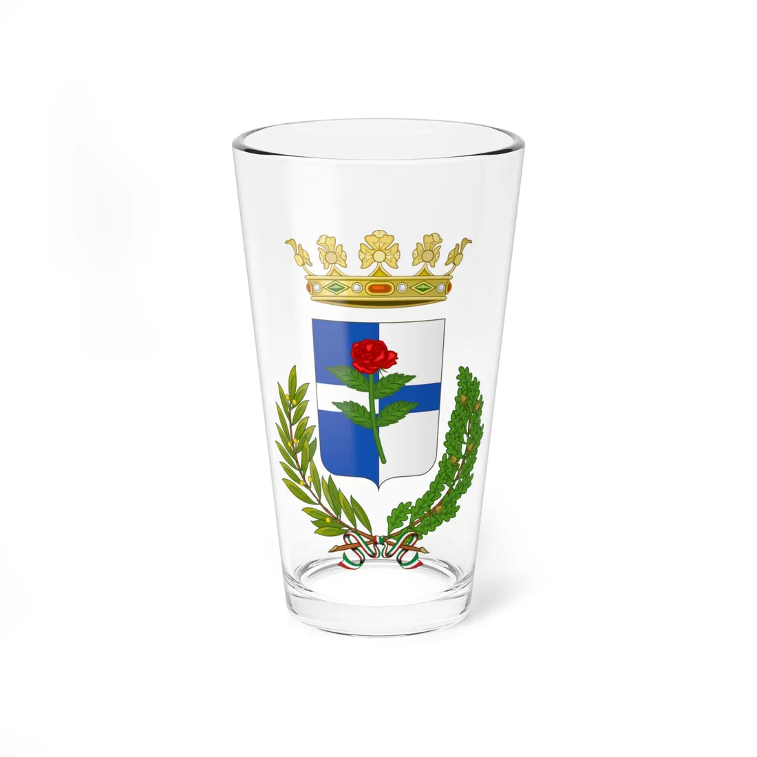 Rosà-Stemma (Italy) (Coat of Arms) Pint Glass 16oz 16oz - Go Mug Yourself