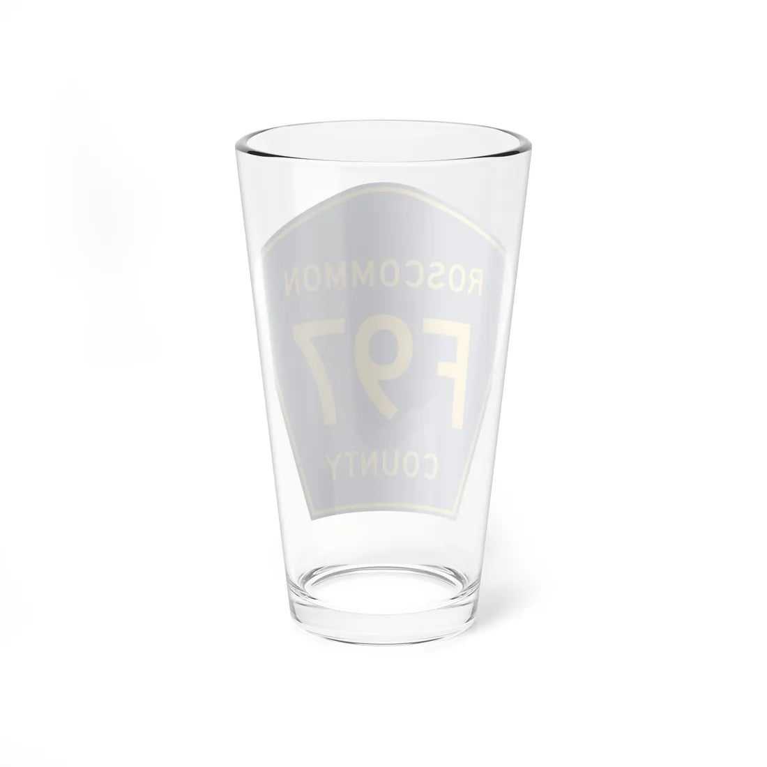 Roscommon County F-97 (Michigan) (Road Sign) Pint Glass 16oz - Go Mug Yourself