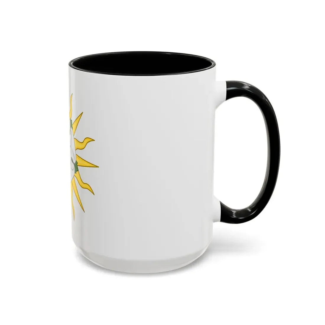 Rose en Soleil Badge of York - Accent Coffee Mug - Go Mug Yourself