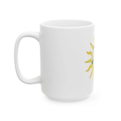 Rose en Soleil Badge of York - White Coffee Mug - Go Mug Yourself