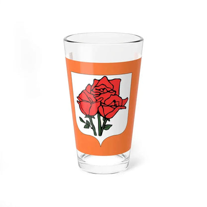 Rose Island Flag (Italy) Pint Glass 16oz 16oz - Go Mug Yourself