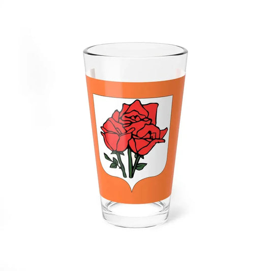 Rose Island Flag (Italy) Pint Glass 16oz 16oz - Go Mug Yourself