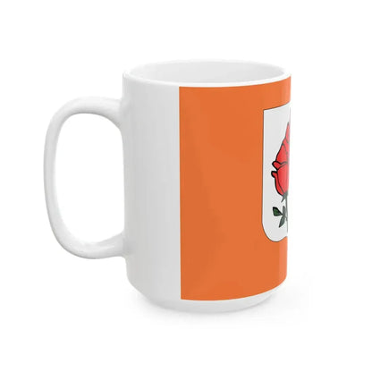 Rose Island Flag (Italy) White Coffee Mug - Go Mug Yourself