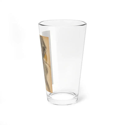 Rose of the World, Saturday Evening Post Cover, January 7, 1905 (Magazine Illustration) Pint Glass 16oz - Go Mug Yourself