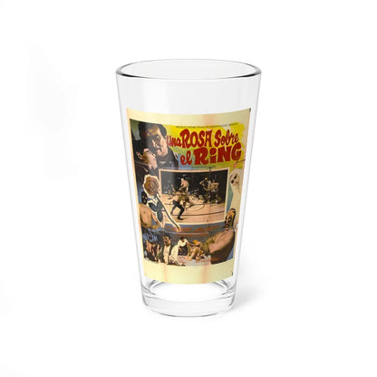 ROSE ON RING (Una rosa sobre el ring) 1973 Movie Poster - Pint Glass 16oz-16oz-Go Mug Yourself