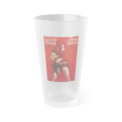 ROSEMARY'S BABY (POLISH FIRST RELEASE) 1968 Movie Poster - Frosted Pint Glass 16oz 16oz Frosted - Go Mug Yourself