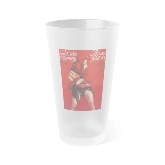 ROSEMARY'S BABY (POLISH FIRST RELEASE) 1968 Movie Poster - Frosted Pint Glass 16oz 16oz Frosted - Go Mug Yourself