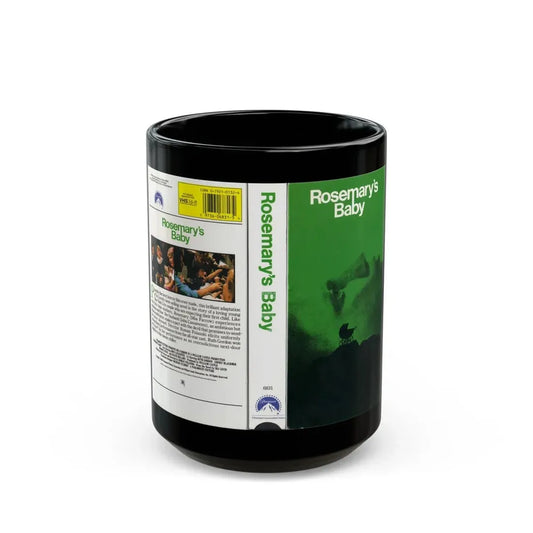 ROSEMARYS BABY (VHS COVER) - Black Coffee Mug 15oz - Go Mug Yourself