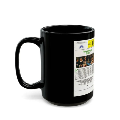 ROSEMARYS BABY (VHS COVER) - Black Coffee Mug - Go Mug Yourself
