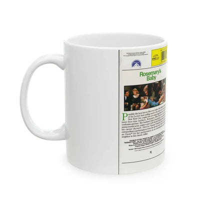 ROSEMARYS BABY (VHS COVER) - White Coffee Mug - Go Mug Yourself
