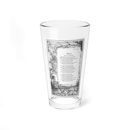 Roses, The People's Home Journal, June 1922 (Magazine Illustration) Pint Glass 16oz-16oz-Go Mug Yourself