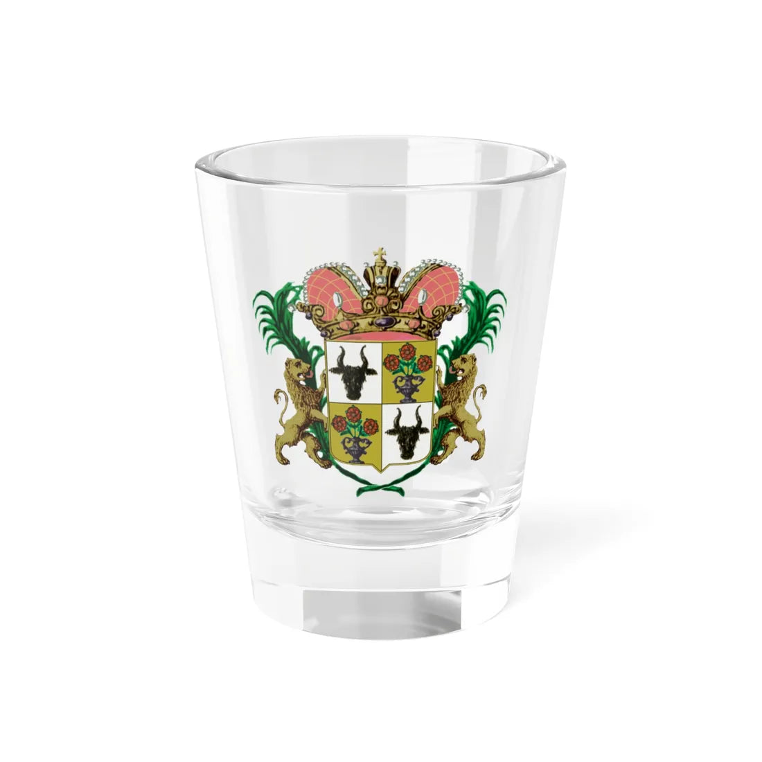 Rosetti arms Imperial version 1842 (Algeria) (Coat of Arms) Shot Glass 1.5oz 1.5oz - Go Mug Yourself