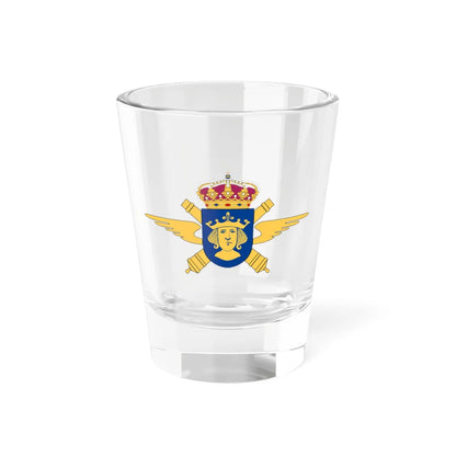 Roslagens luftvärnsregemente vapen (Sweden) (Coat of Arms) Shot Glass 1.5oz 1.5oz - Go Mug Yourself