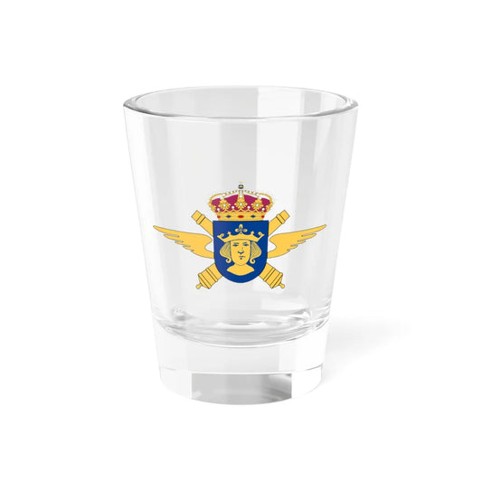 Roslagens luftvärnsregemente vapen (Sweden) (Coat of Arms) Shot Glass 1.5oz 1.5oz - Go Mug Yourself
