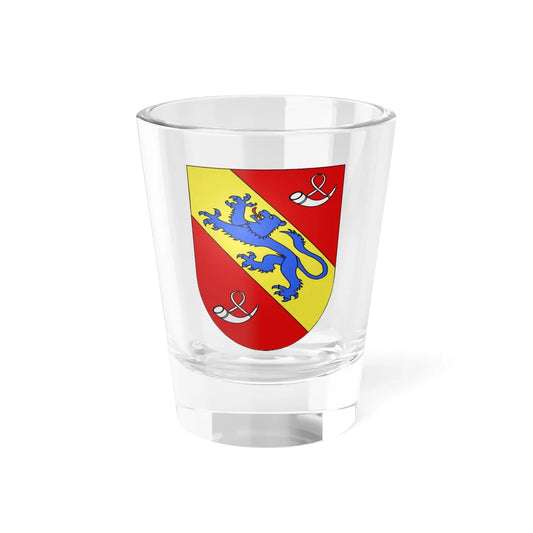 Rossens-FR-coat of arms (Switzerland) (Coat of Arms) Shot Glass 1.5oz 1.5oz - Go Mug Yourself