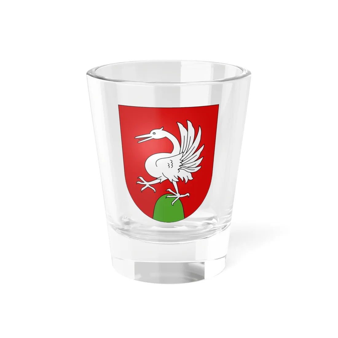 Rossiniere-coat of arms (Switzerland) (Coat of Arms) Shot Glass 1.5oz 1.5oz - Go Mug Yourself