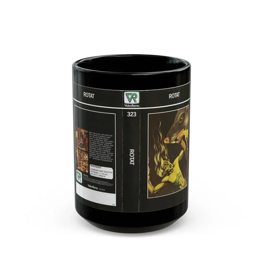 ROTAT (VHS COVER) - Black Coffee Mug 15oz - Go Mug Yourself