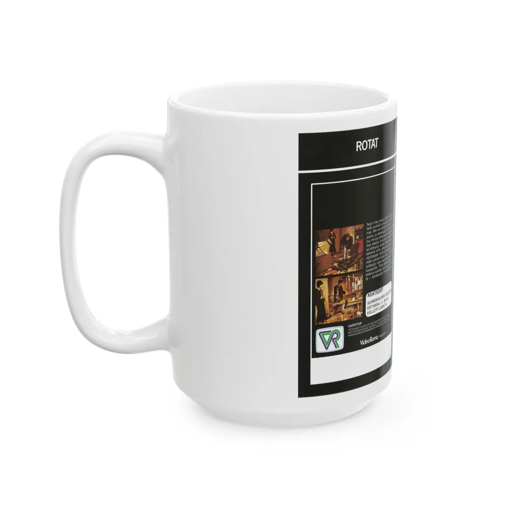 ROTAT (VHS COVER) - White Coffee Mug-Go Mug Yourself