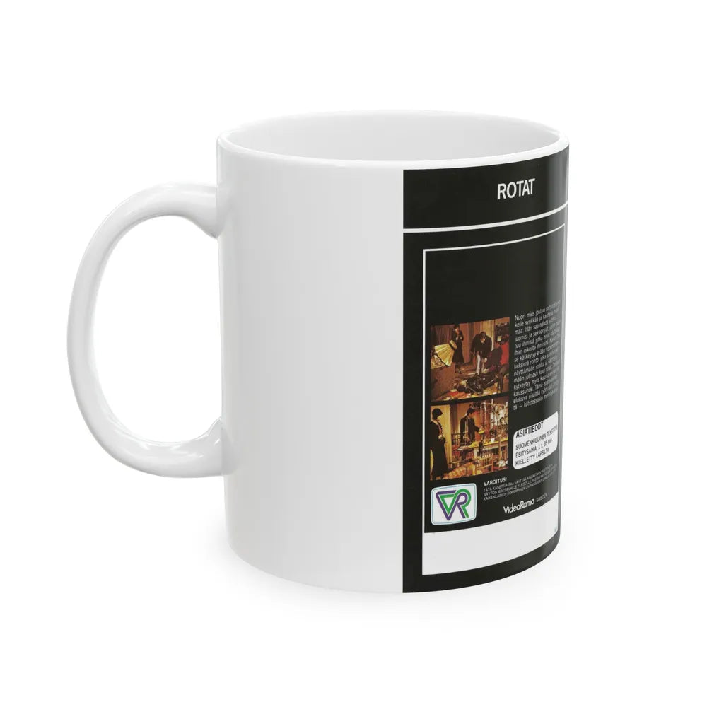 ROTAT (VHS COVER) - White Coffee Mug-Go Mug Yourself