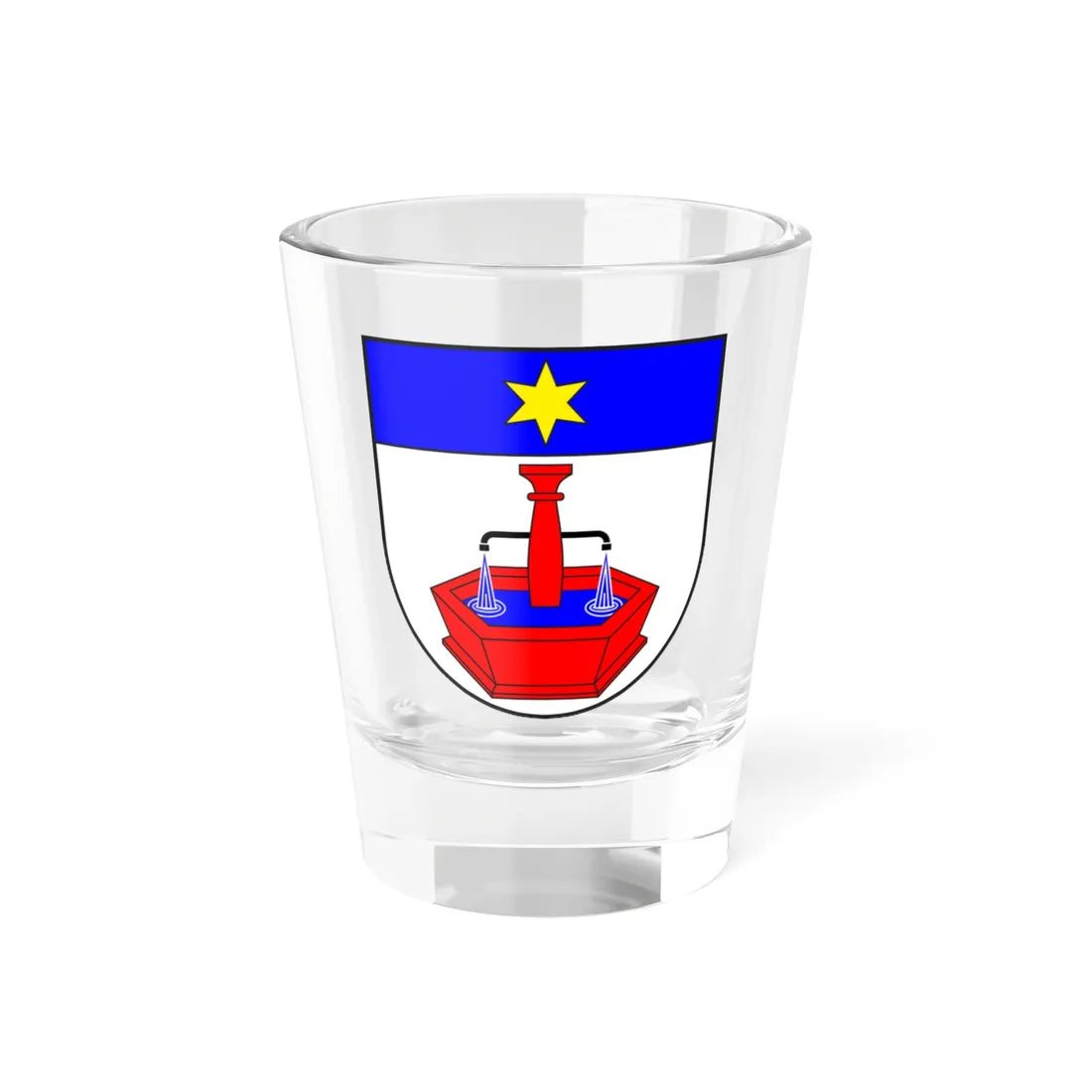Rothenbrunnen wappen (Switzerland) (Coat of Arms) Shot Glass 1.5oz 1.5oz - Go Mug Yourself