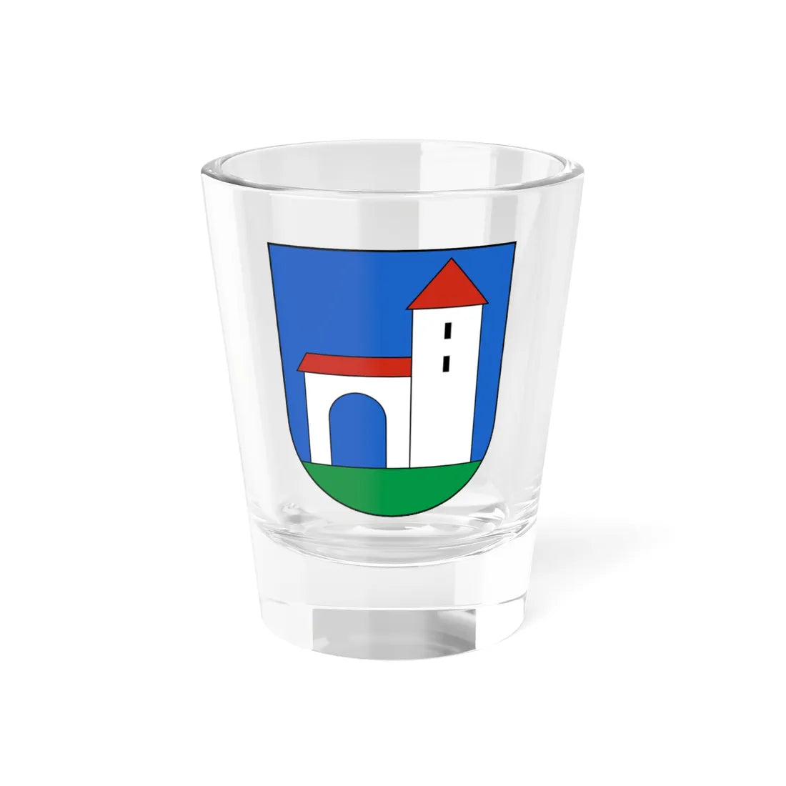Rothenthurm-blazon (Switzerland) (Coat of Arms) Shot Glass 1.5oz 1.5oz - Go Mug Yourself