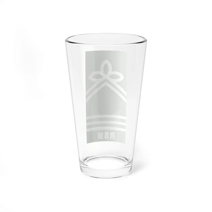 ROTU Army Sr RSM (Malaysia) (Military Rank) Pint Glass 16oz - Go Mug Yourself
