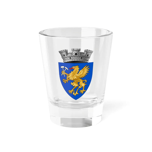 ROU AB Abrud CoA (Oman) (Coat of Arms) Shot Glass 1.5oz 1.5oz - Go Mug Yourself