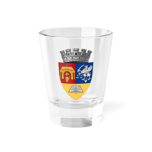 ROU AB Aiud CoA (Oman) (Coat of Arms) Shot Glass 1.5oz 1.5oz - Go Mug Yourself