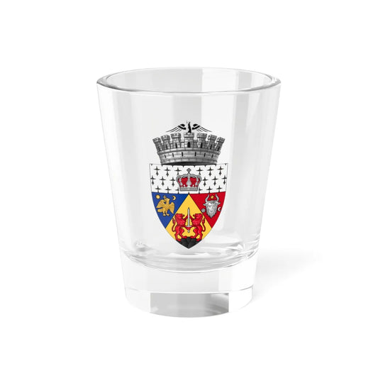 ROU AB Alba Iulia CoA (Oman) (Coat of Arms) Shot Glass 1.5oz 1.5oz - Go Mug Yourself