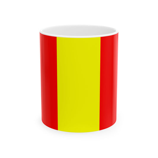 ROU AB Alba Iulia Flag Historical (Oman) White Coffee Mug-11oz-Go Mug Yourself