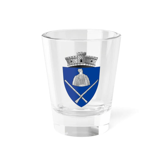 ROU AB Avram Iancu CoA (Oman) (Coat of Arms) Shot Glass 1.5oz 1.5oz - Go Mug Yourself