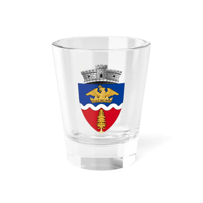 ROU AB Bistra CoA (Oman) (Coat of Arms) Shot Glass 1.5oz 1.5oz - Go Mug Yourself